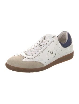 Bogner Leather Colorblock Pattern Sneakers