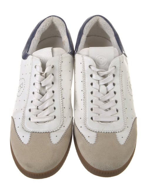 Bogner Leather Colorblock Pattern Sneakers