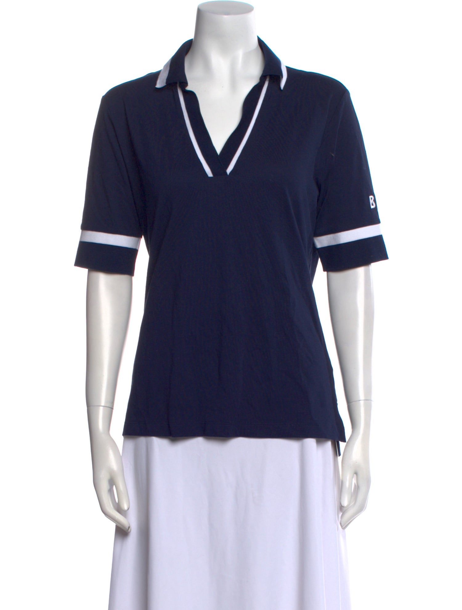 Bogner V-Neck Short Sleeve Polo w/ Tags