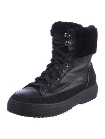 Bogner Suede Combat Boots