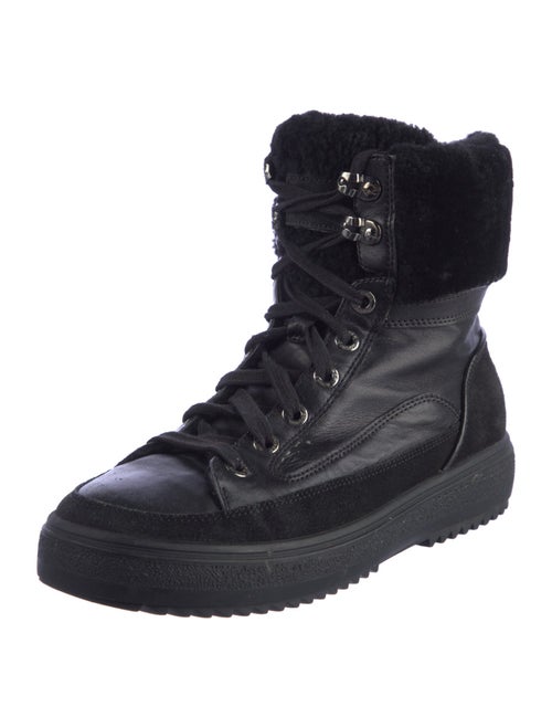 Bogner Suede Combat Boots