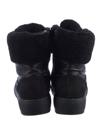 Bogner Suede Combat Boots