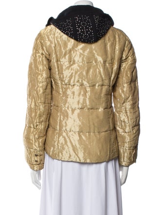 Bogner Colorblock Pattern Down Coat