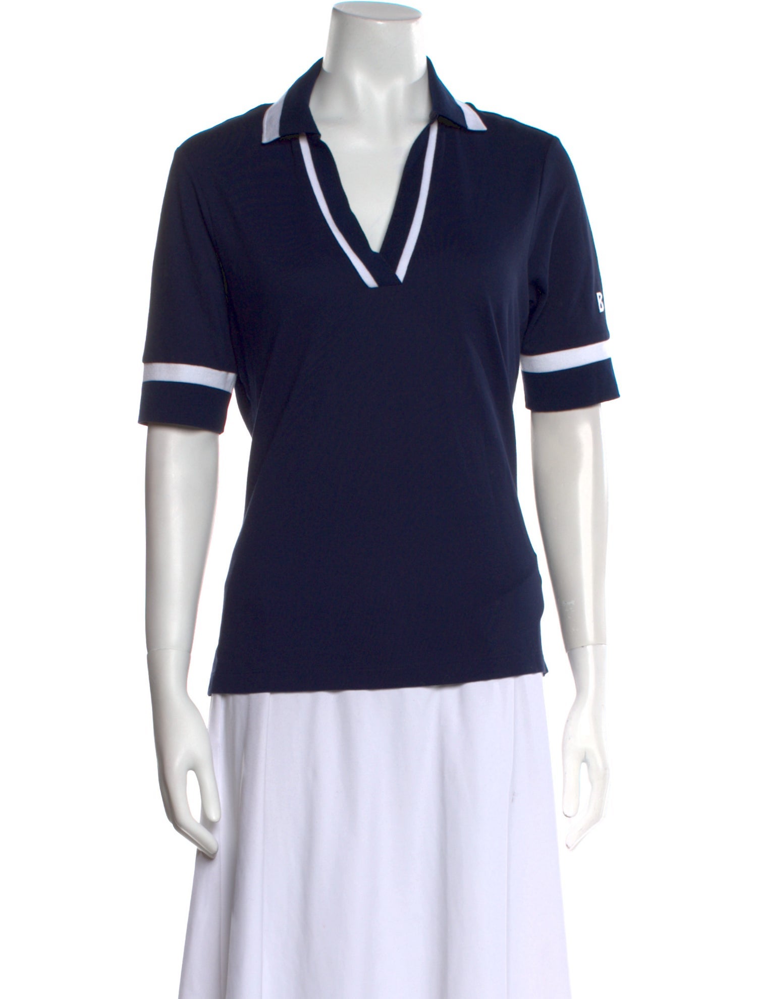 Bogner V-Neck Short Sleeve Polo