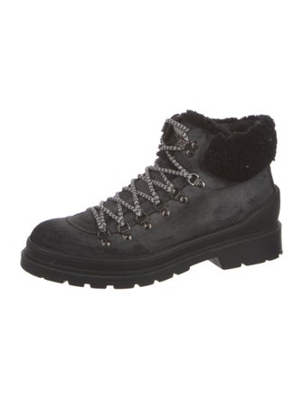 Bogner Suede Combat Boots