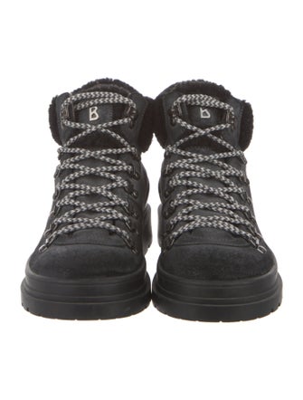 Bogner Suede Combat Boots