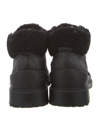 Bogner Suede Combat Boots