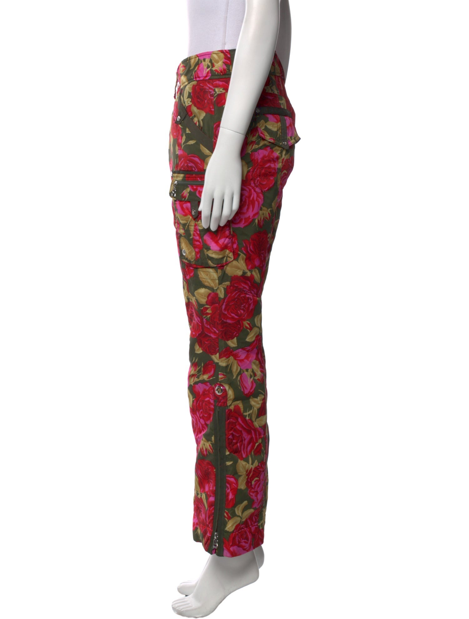 Bogner Floral Print Wide Leg Pants