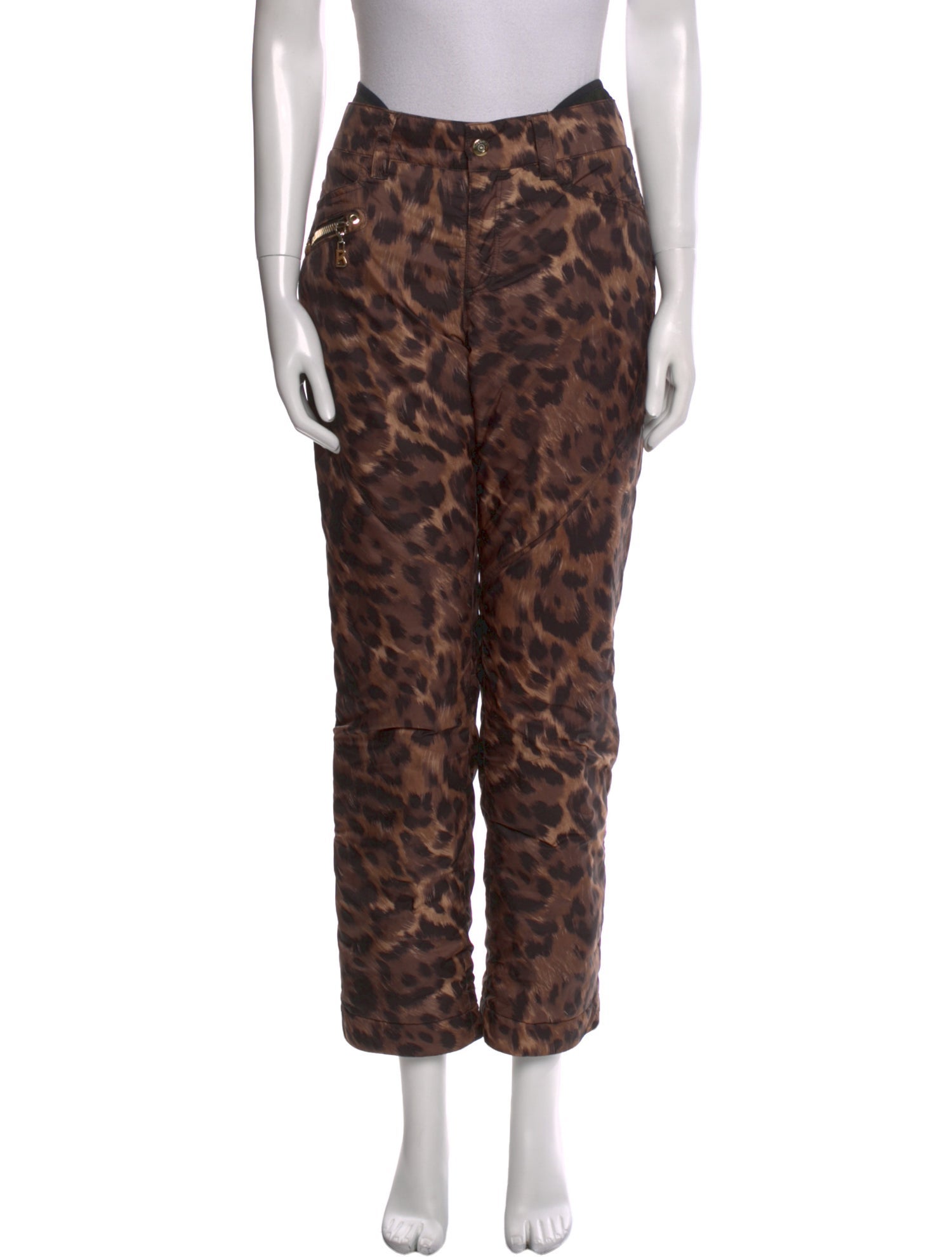Bogner Animal Print Straight Leg Pants