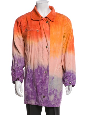 Bogner Tie-Dye Print Denim Jacket