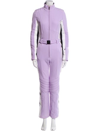 Bogner Striped Mock Neck Jumpsuit