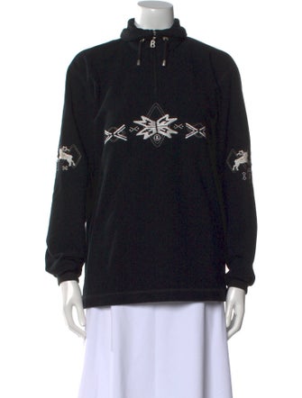 Bogner Printed Mock Neck Sweatshirt