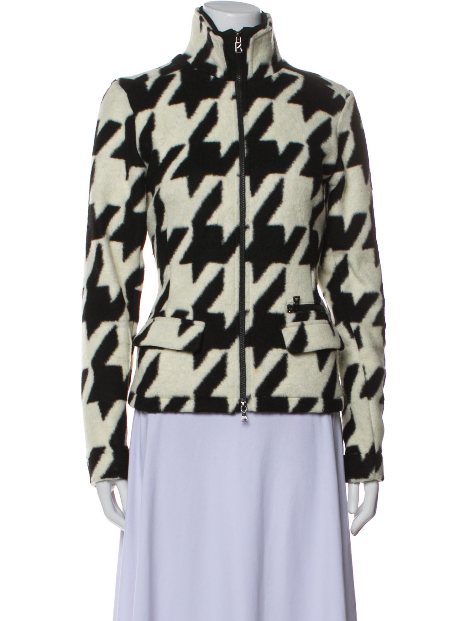 Bogner Houndstooth Print Jacket