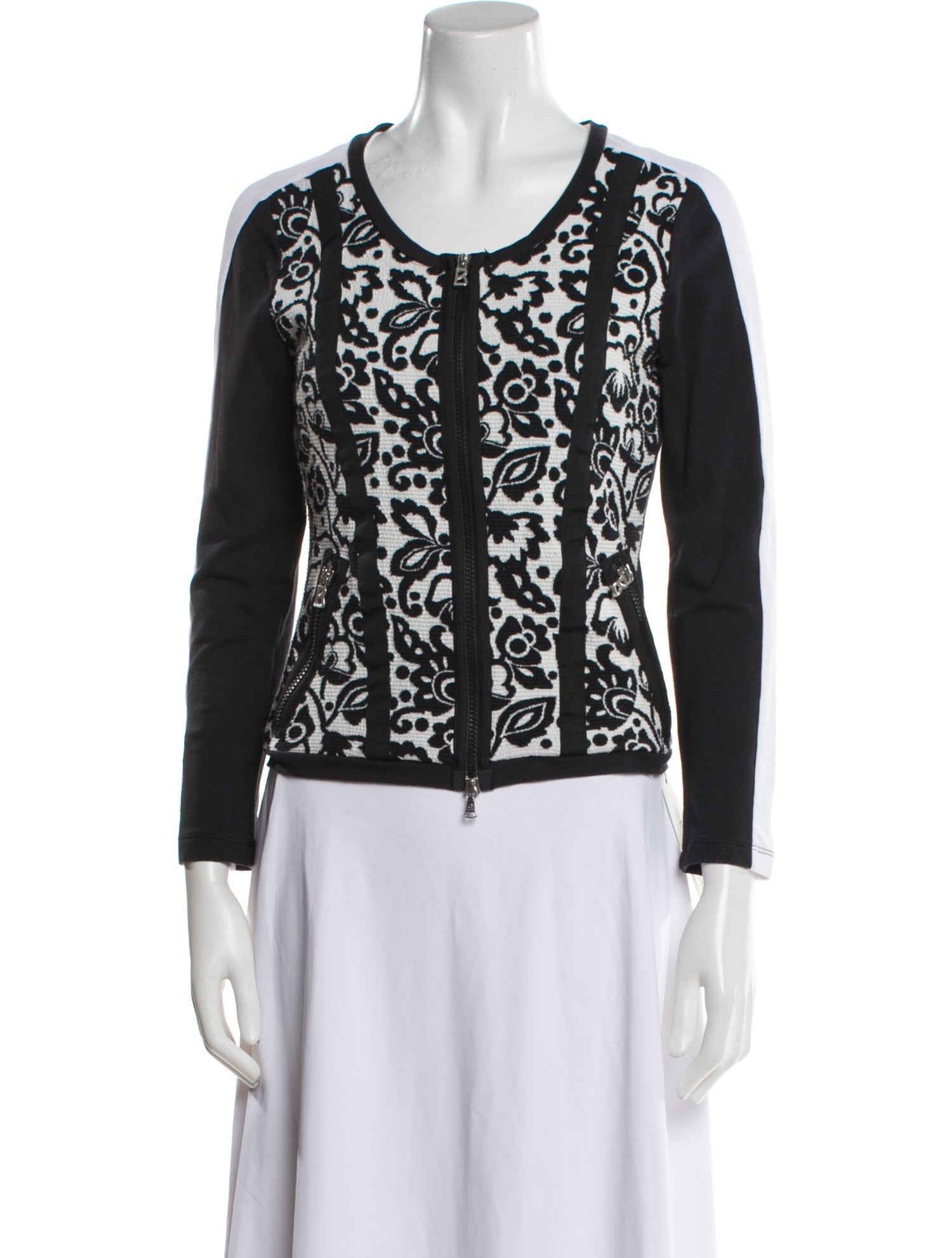 Bogner Floral Print Evening Jacket