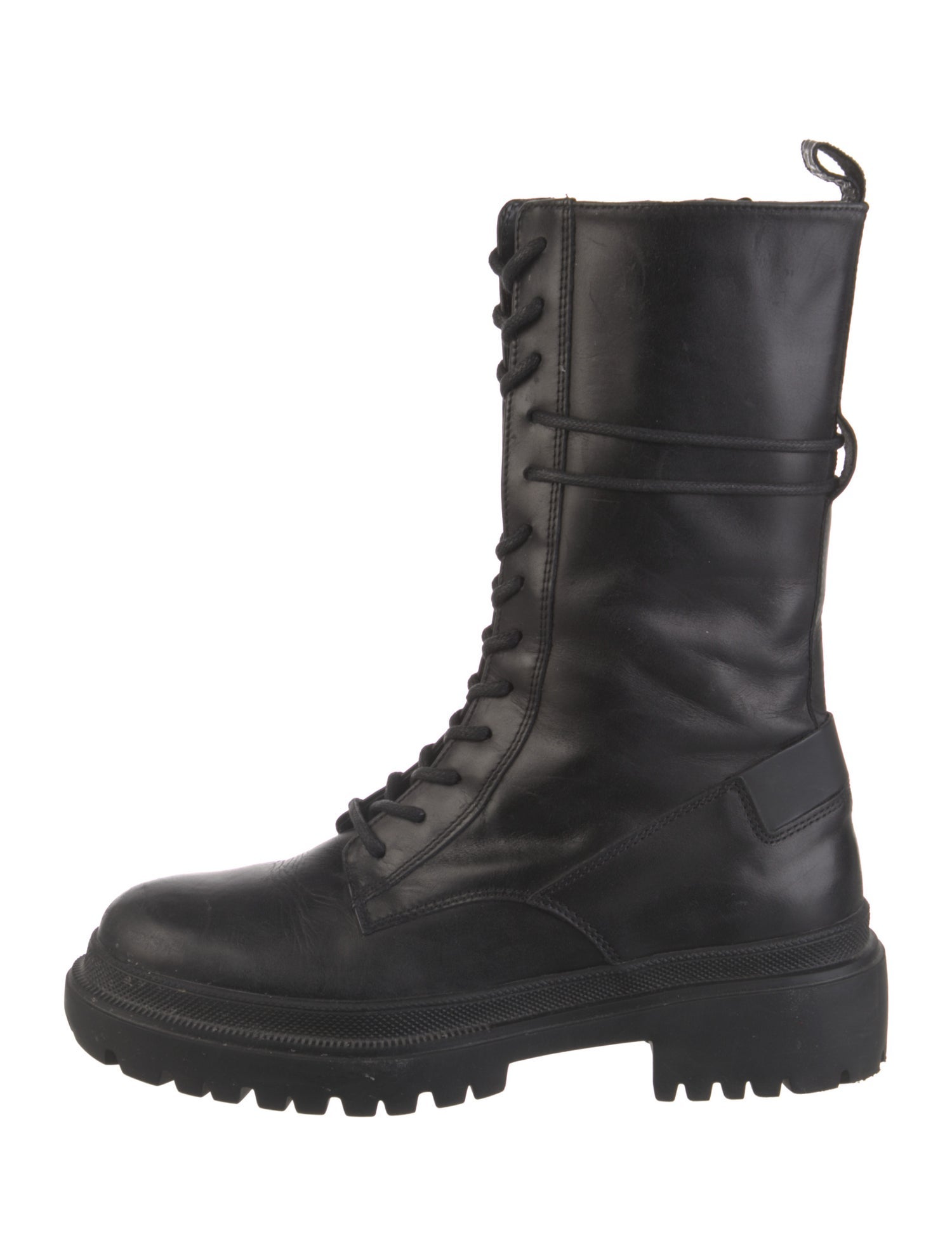Bogner Leather Combat Boots