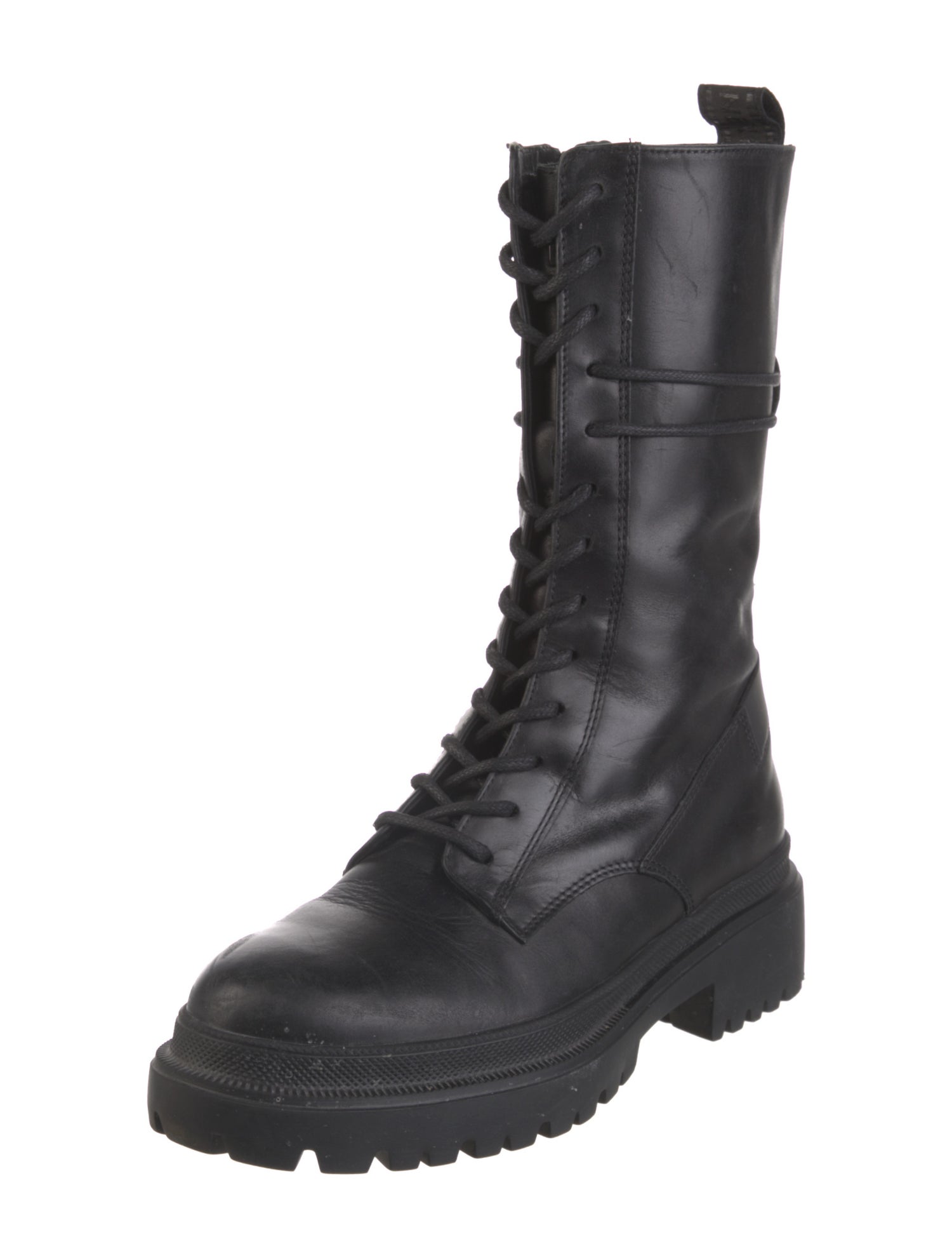 Bogner Leather Combat Boots