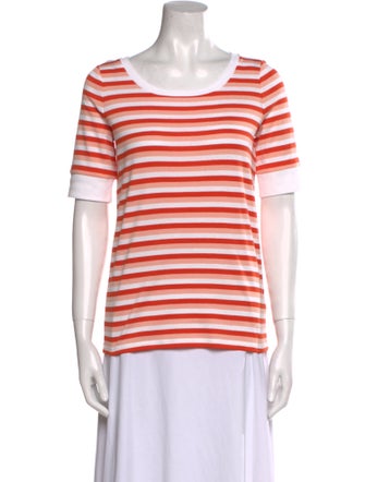 Bogner Striped Scoop Neck T-Shirt