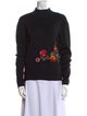 Bogner Virgin Wool Floral Print Sweater