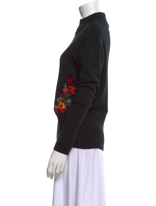 Bogner Virgin Wool Floral Print Sweater