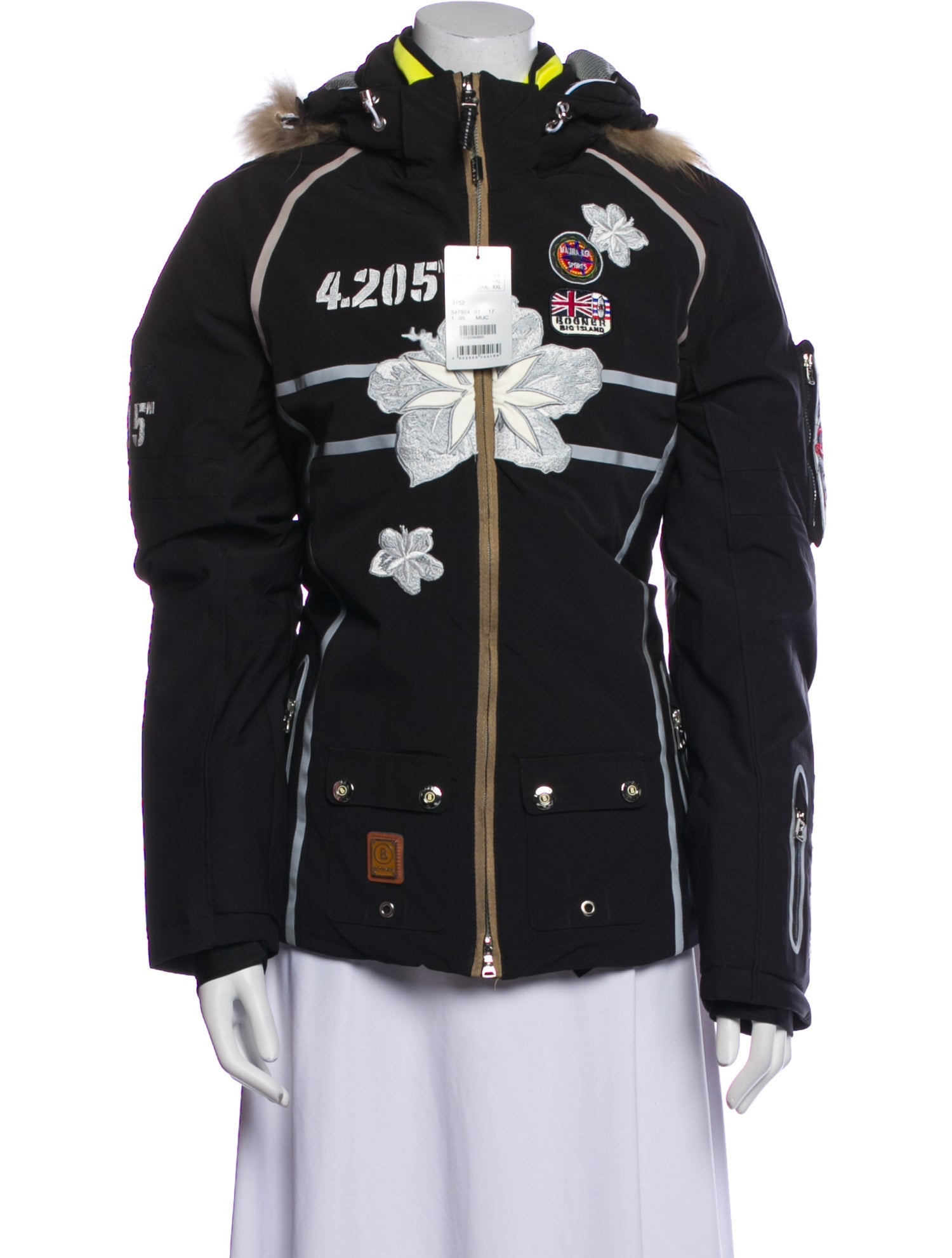 Bogner Floral Print Evening Jacket w/ Tags