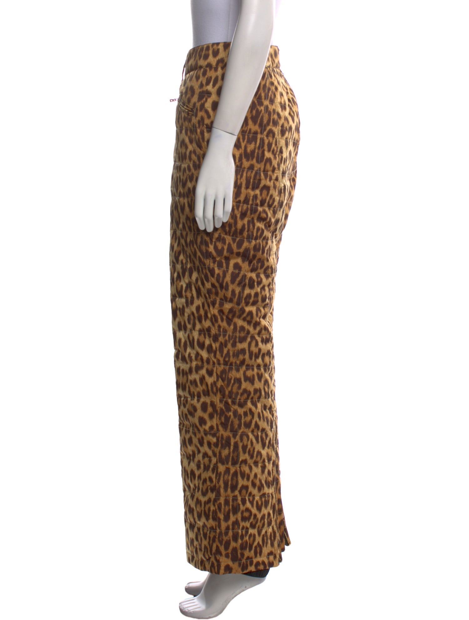 Bogner Animal Print Wide Leg Pants