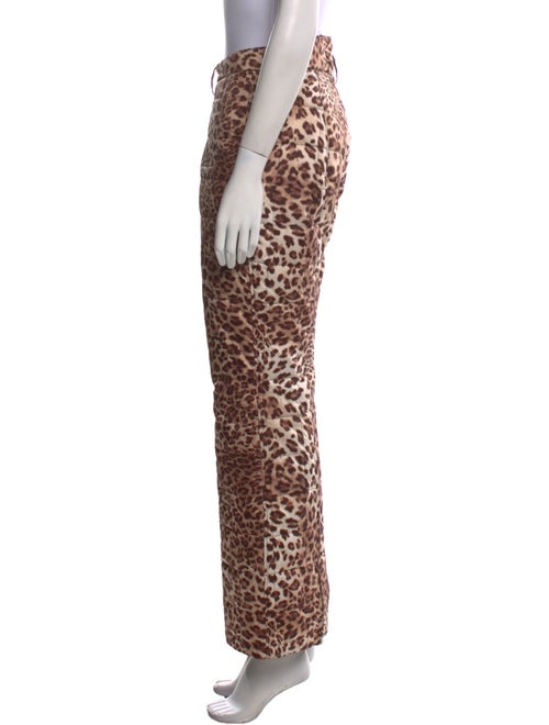 Bogner Animal Print Wide Leg Pants