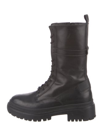 Bogner Leather Combat Boots