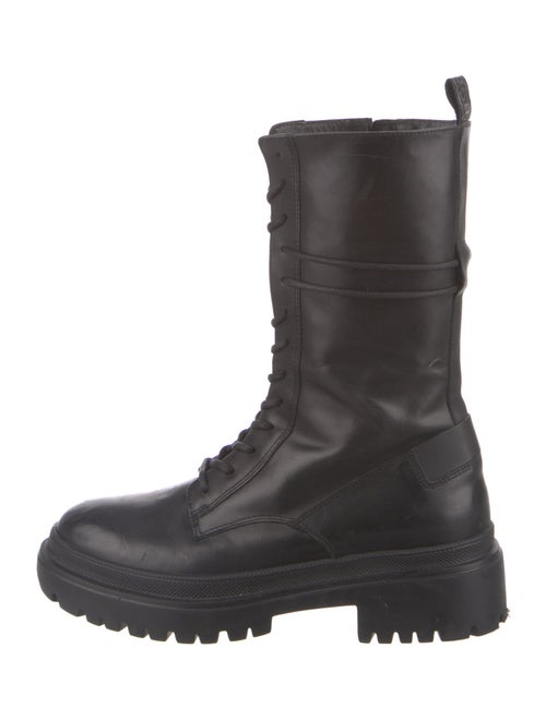 Bogner Leather Combat Boots
