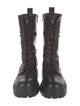 Bogner Leather Combat Boots