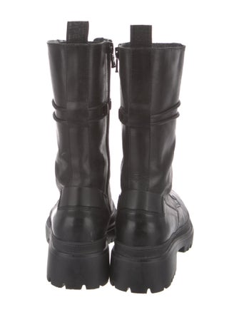 Bogner Leather Combat Boots