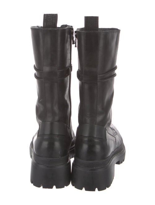 Bogner Leather Combat Boots