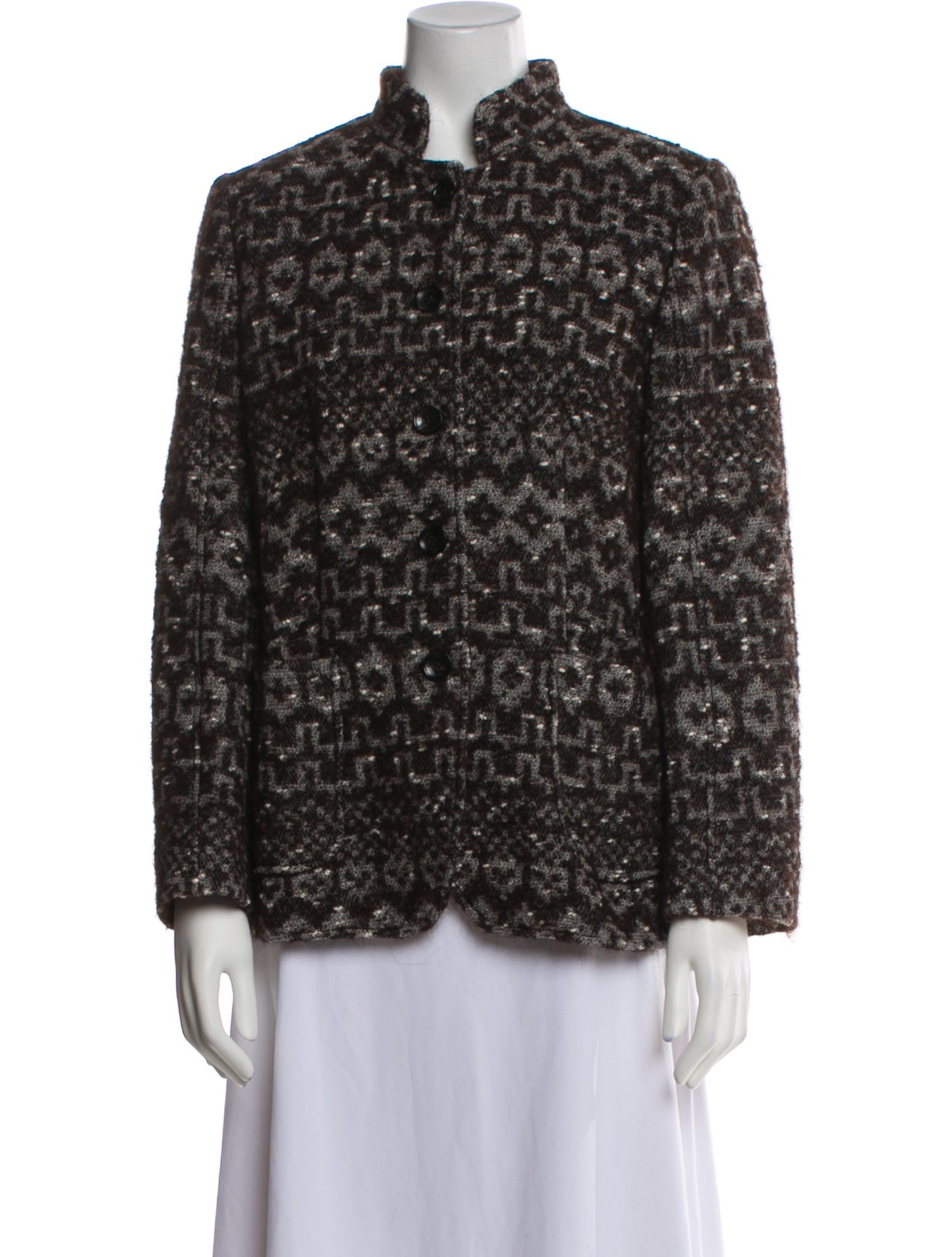 Bogner Tweed Pattern Blazer