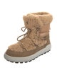 Bogner Suede Leather Trim Embellishment Lace-Up Boots