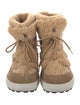 Bogner Suede Leather Trim Embellishment Lace-Up Boots
