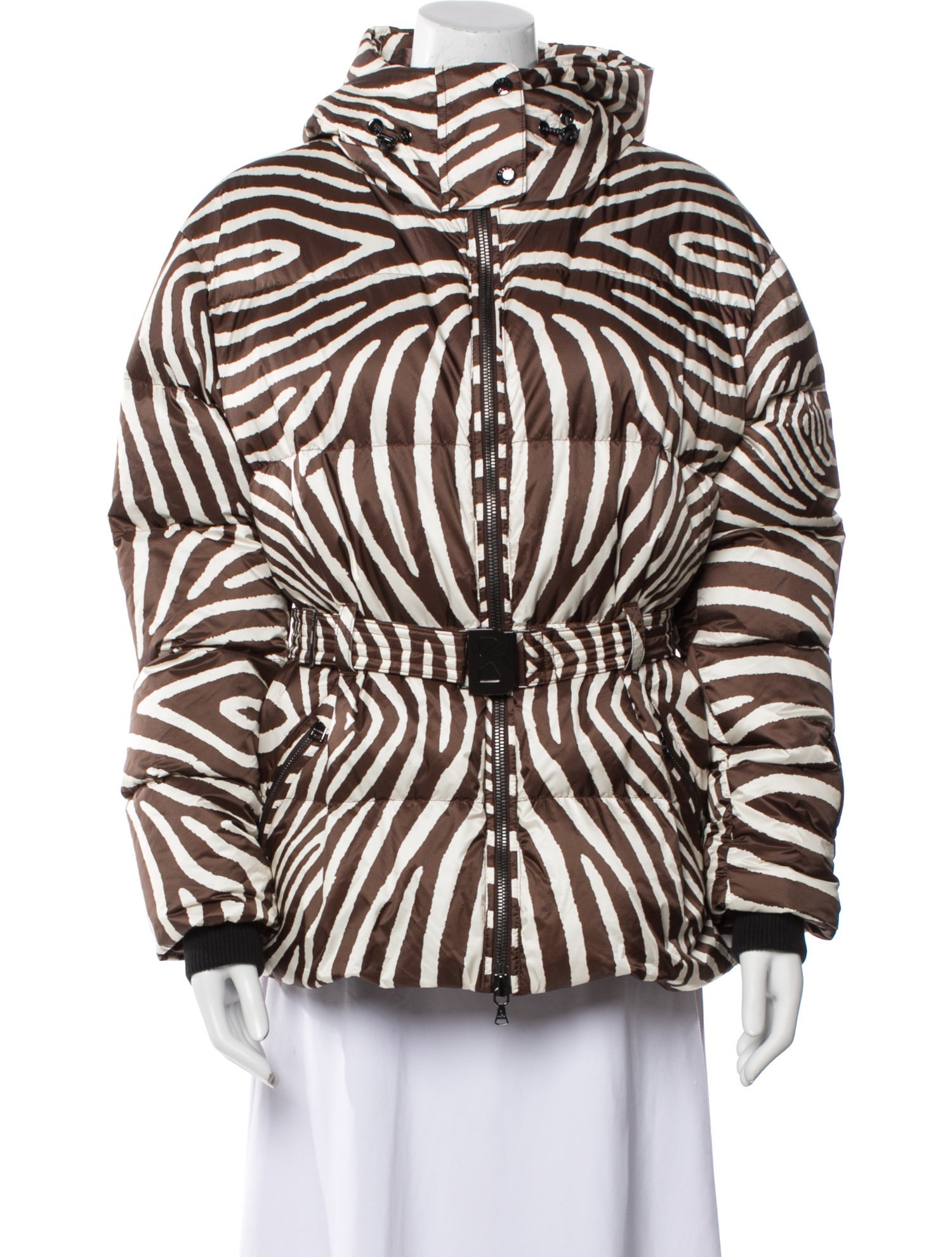 Bogner Striped Faux Fur Jacket