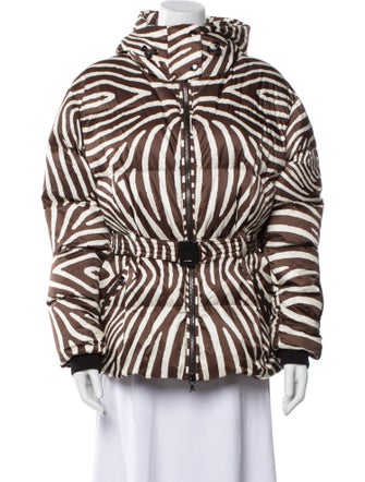 Bogner Striped Faux Fur Jacket