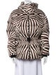 Bogner Striped Faux Fur Jacket