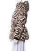 Bogner Striped Faux Fur Jacket