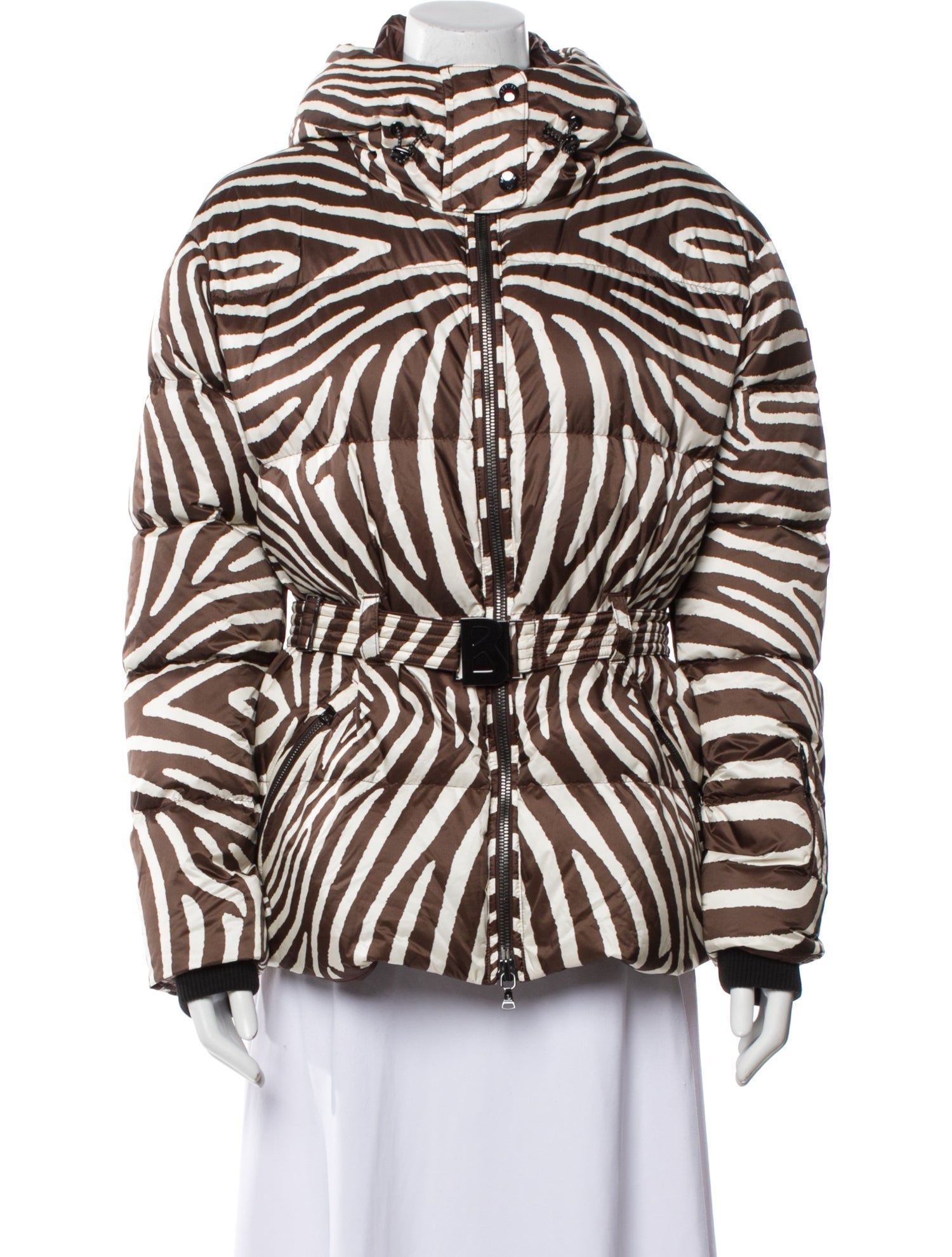 Bogner Striped Faux Fur Jacket