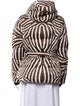 Bogner Striped Faux Fur Jacket
