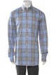 Bogner Plaid Print Long Sleeve Dress Shirt