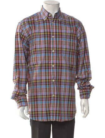 Bogner Plaid Print Long Sleeve Shirt