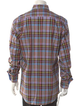 Bogner Plaid Print Long Sleeve Shirt
