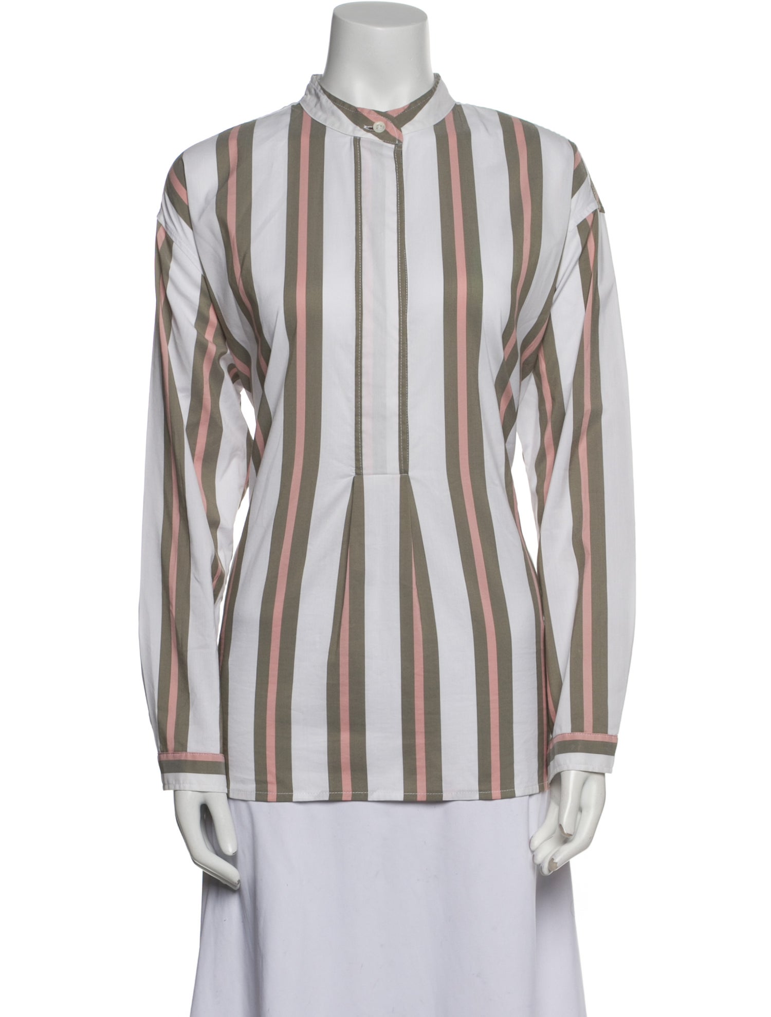 Bogner Striped Mock Neck Tunic