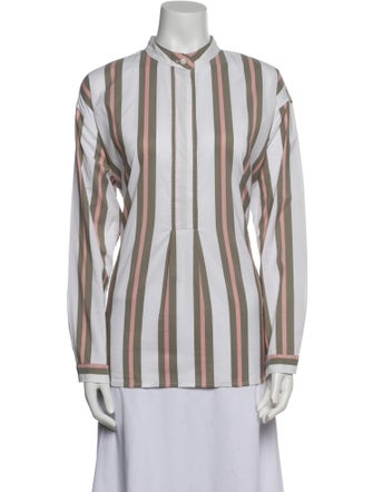 Bogner Striped Mock Neck Tunic