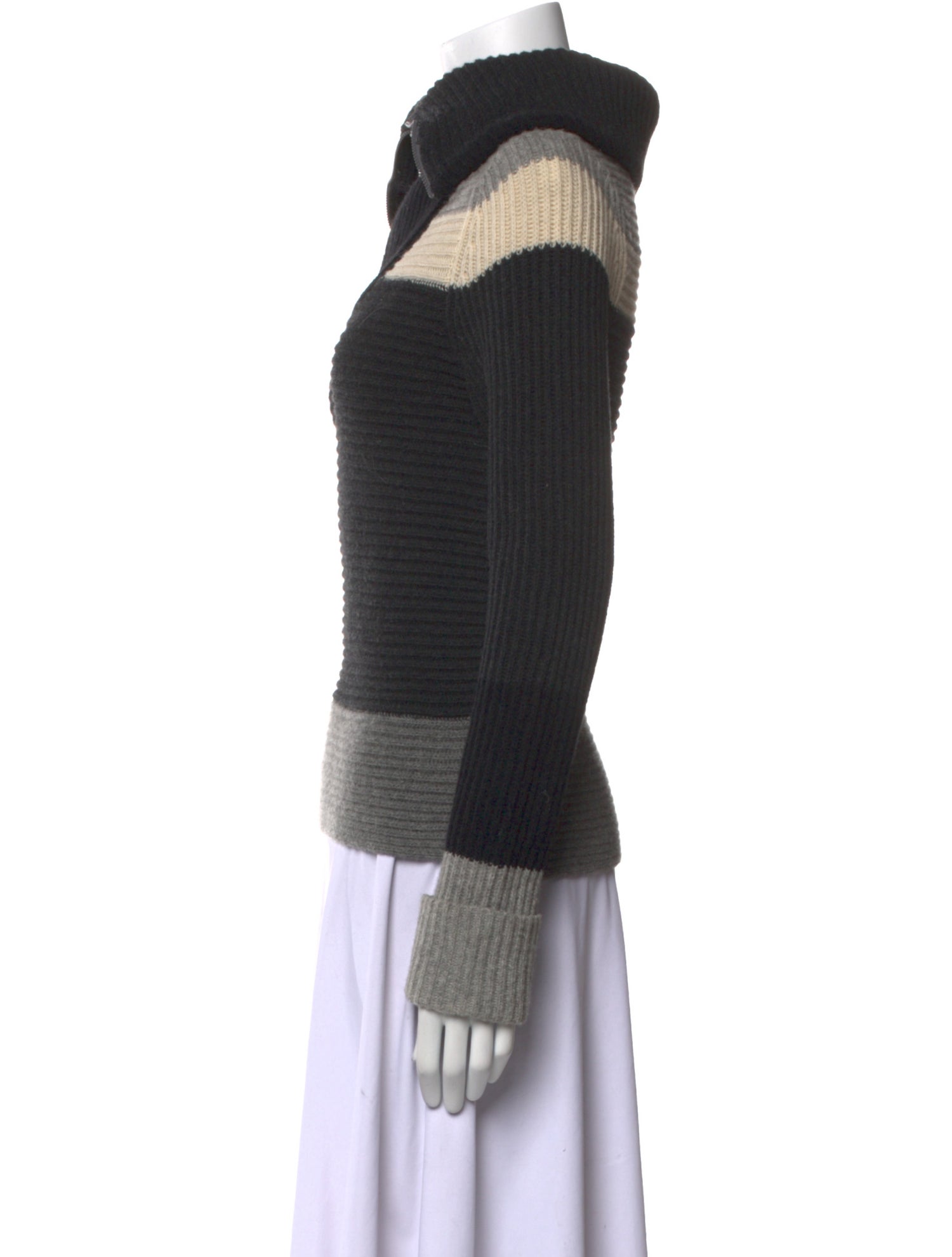 Bogner Virgin Wool Striped Sweater