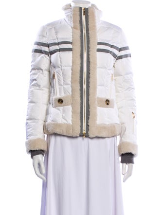 Bogner Tweed Pattern Down Jacket