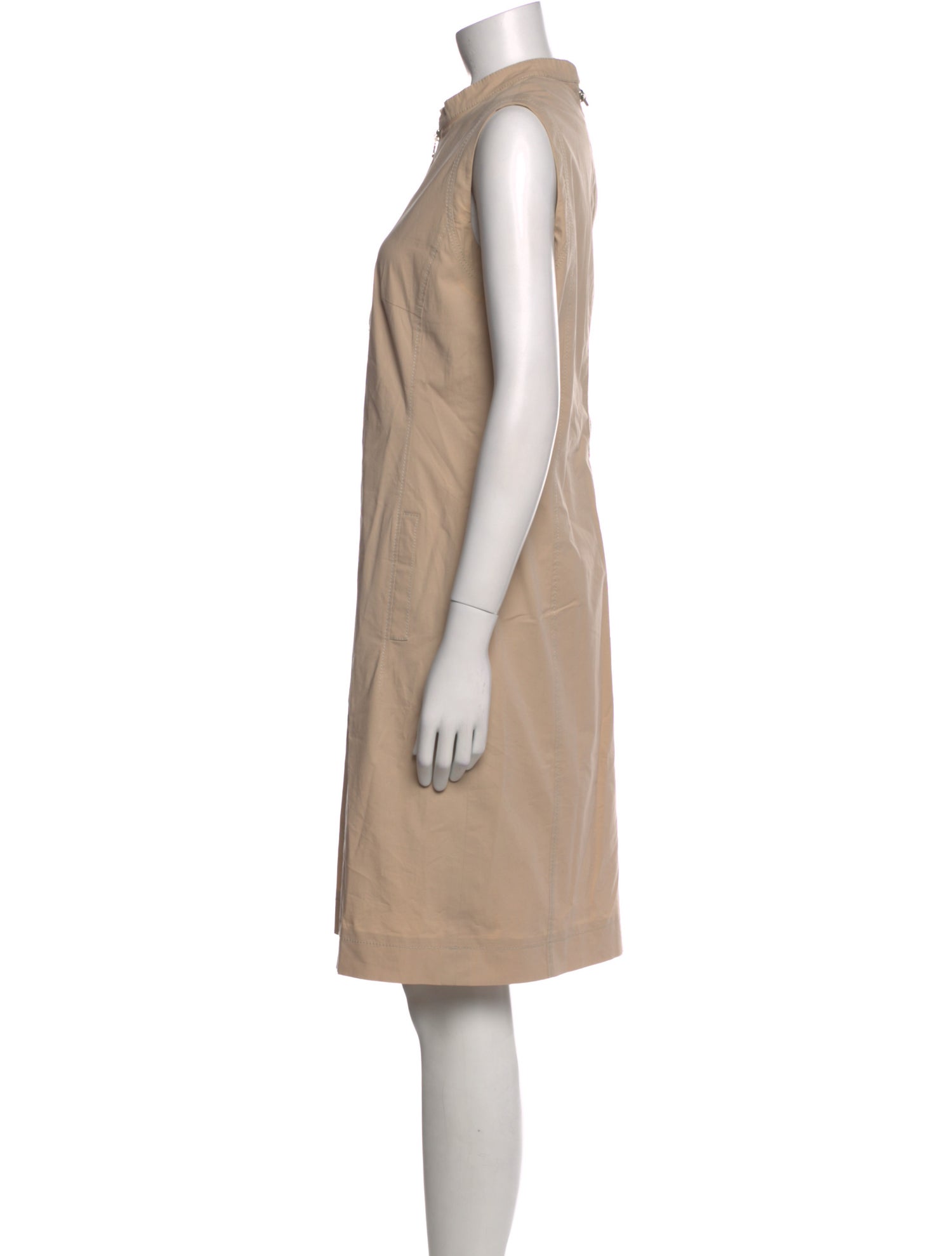Bogner Mock Neck Knee-Length Dress
