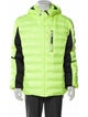 Bogner Colorblock Pattern Puffer Coat