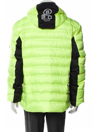 Bogner Colorblock Pattern Puffer Coat